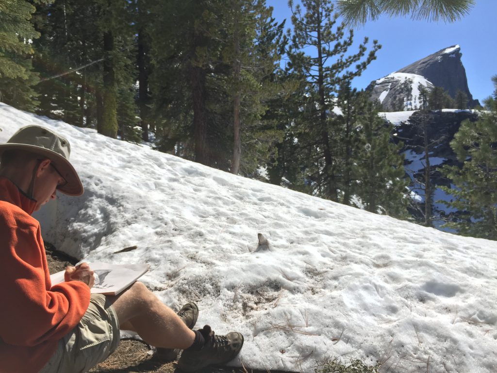 Sketching Half Dome