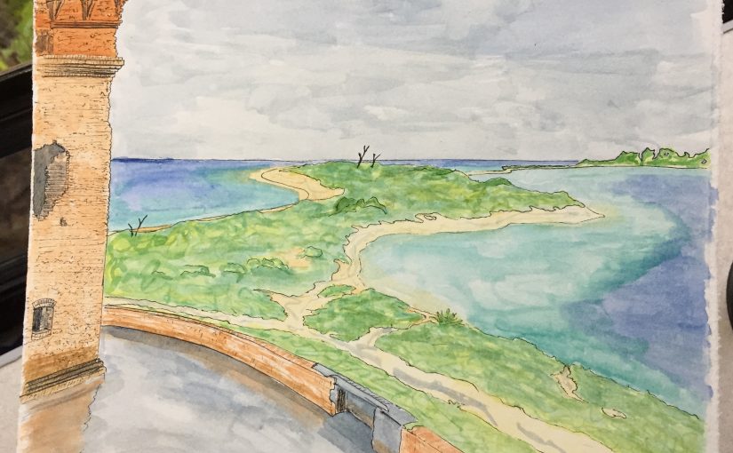 Painting in Dry Tortugas